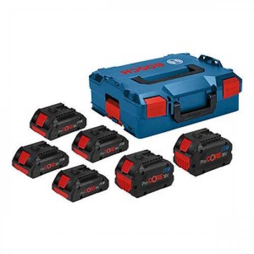 BOSCH Professional Werkzeugakkus ProCORE 18V Lithium-Ionen 4x 4,0 + 2x8,0 Ah