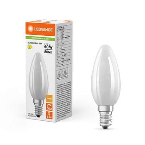 LEDVANCE LED-Lampe PARATHOM CLASSIC B 60 E14 5,5 W matt