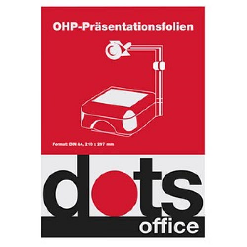 dots Laserfolien DOTSOHPMULTI klar, 100 St.