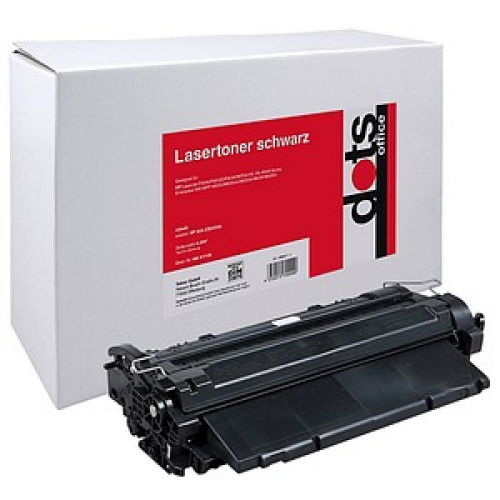 dots  schwarz Toner kompatibel zu HP 55A (CE255A)