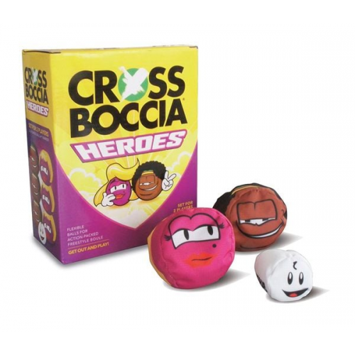 MTS 970827 - Crossboccia Double Pack Heroes, Blond+Muffin, Set für 2 Spieler