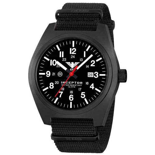 KHS INCBS.NB Herrenuhr Inceptor Black Steel