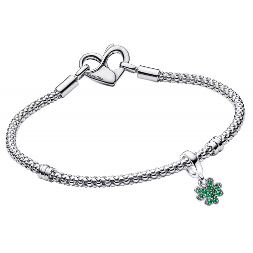 Pandora 15840 Damen-Armband Vierblättriges Kleeblatt Starter-Set