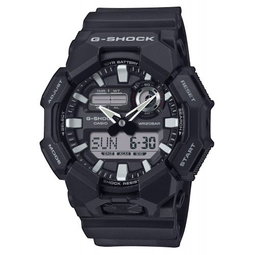 Casio GA-010-1AER G-Shock Classic Ana-Digi Herrenuhr Schwarz