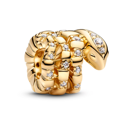 Pandora 763618C01 Charm Gewundene Schlange Goldfarben