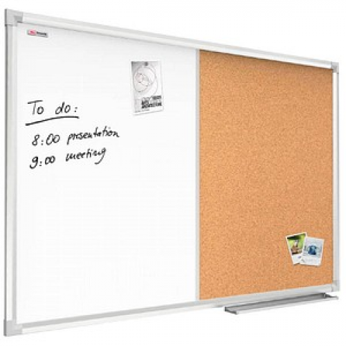 ALLboards Whiteboard-Pinnwand 120,0 x 90,0 cm Textil weiß