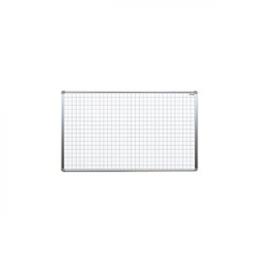 ALLboards Whiteboard kariert 120,0 x 90,0 cm weiß lackierter Stahl