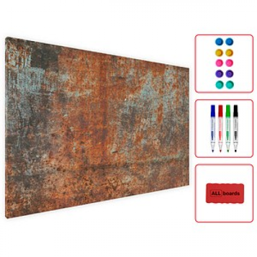 ALLboards Magnettafel 90,0 x 60,0 cm braun