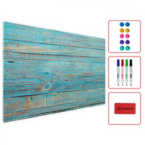 ALLboards Magnettafel 90,0 x 60,0 cm blau