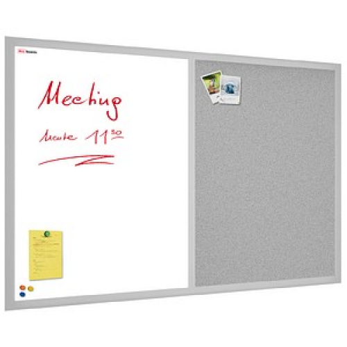 ALLboards Whiteboard-Pinnwand 90,0 x 60,0 cm Textil grau