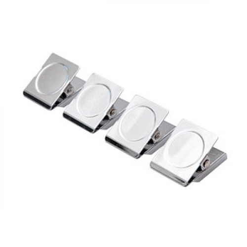 ALLboards Magnet silber, Metall 3,5 x 3,0 cm, 4 St.