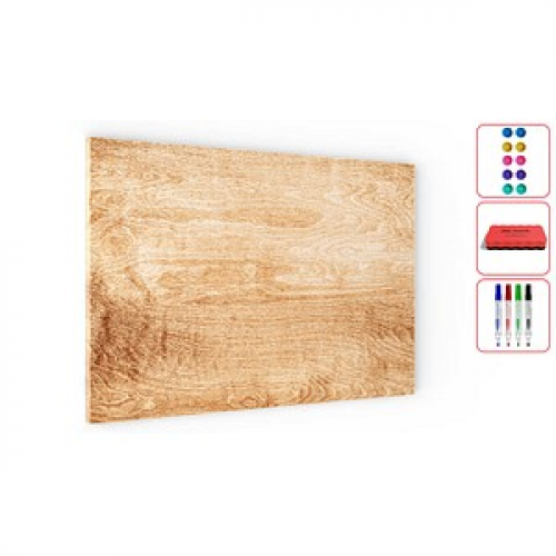 ALLboards Magnettafel 90,0 x 60,0 cm braun