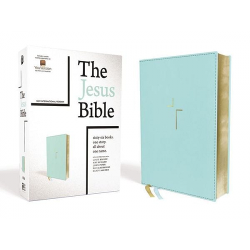 Zondervan - The Jesus Bible, NIV Edition, Leathersoft, Blue, Comfort Print