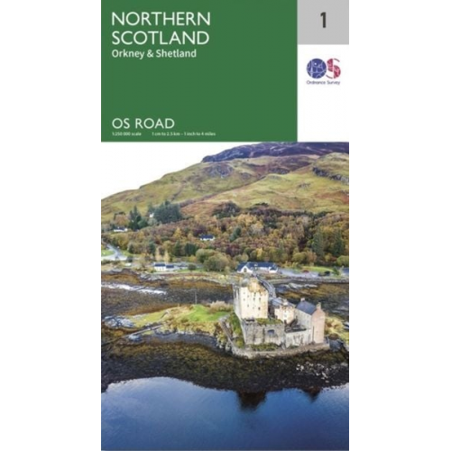 Ordnance Survey - North Scotland. Orkney & Shetland