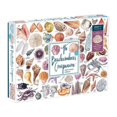 Sarah McMenemy - Beachcomber's Companion 1000 Piece Puzzle With Shaped Pieces