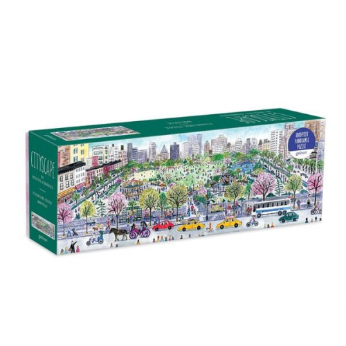 Galison - Michael Storrings Cityscape 1000 Piece Panoramic Puzzle