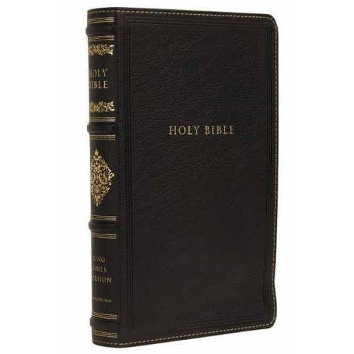 Thomas Nelson - Kjv, Sovereign Collection Bible, Personal Size, Leathersoft, Black, Red Letter Edition, Comfort Print