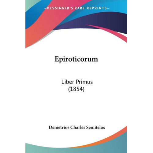 Demetrios Charles Semitelos - Epiroticorum