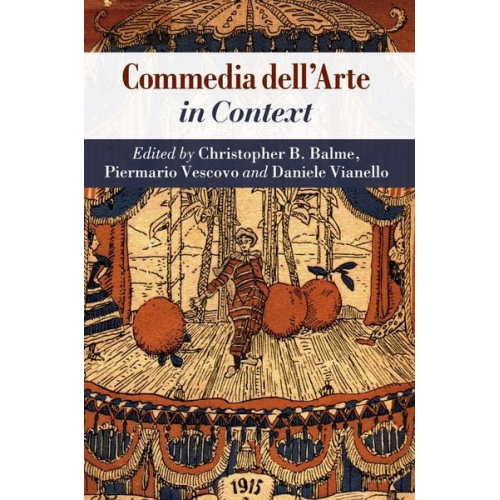 Christopher B. (Ludwig-Maximilians-Universi Balme - Commedia dell'Arte in Context