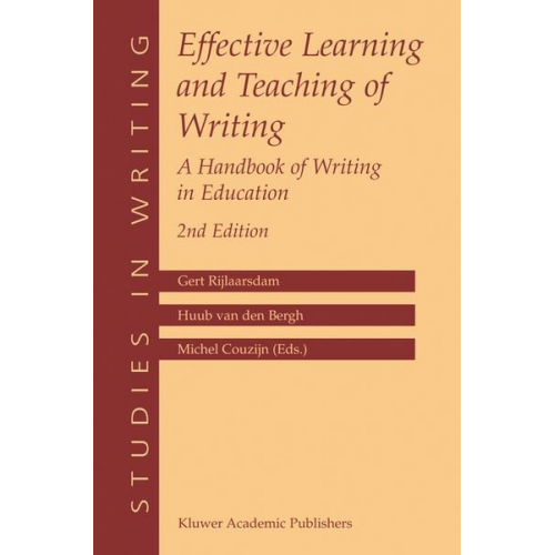 Effective Learning and Teaching of Writing