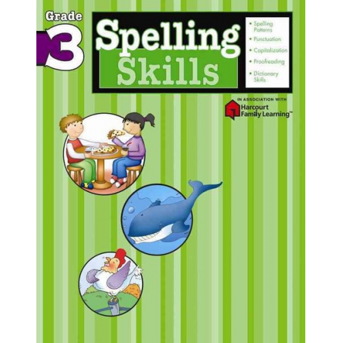 Flash Kids (EDT) - Spelling Skills: Grade 3 (Flash Kids Harcourt Family Learning)