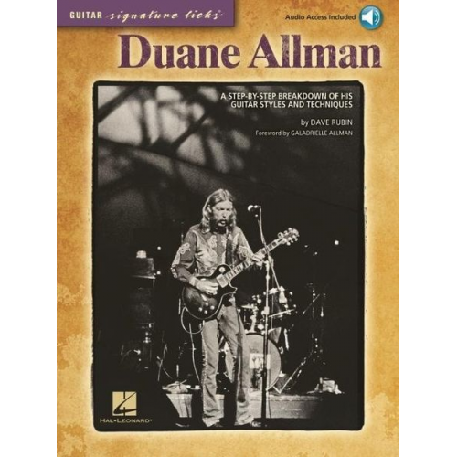 Dave Rubin - Duane Allman: A Step-By-Step Breakdown of His Guitar Styles and Techniques [With CD (Audio)]