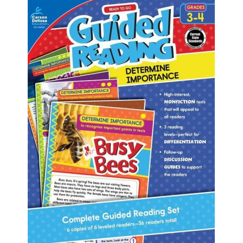 Natalie Rompella - Ready to Go Guided Reading: Determine Importance, Grades 3 - 4