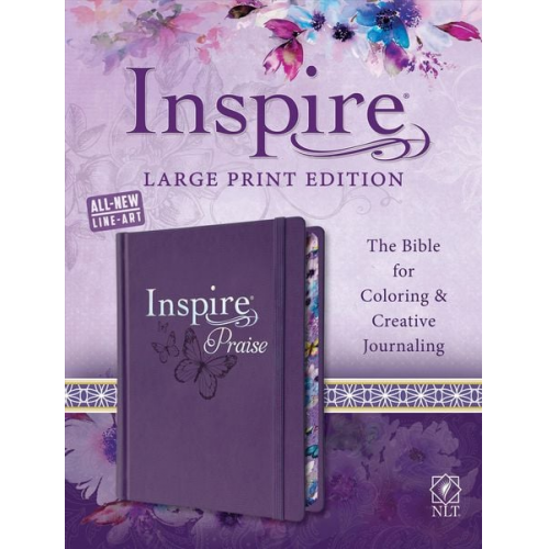 Tyndale (PRD)/ Christian Art (PRD) - Inspire Praise Bible Large Print NLT