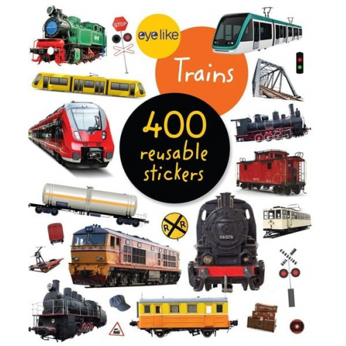 Workman Publishing - Eyelike Stickers: Trains