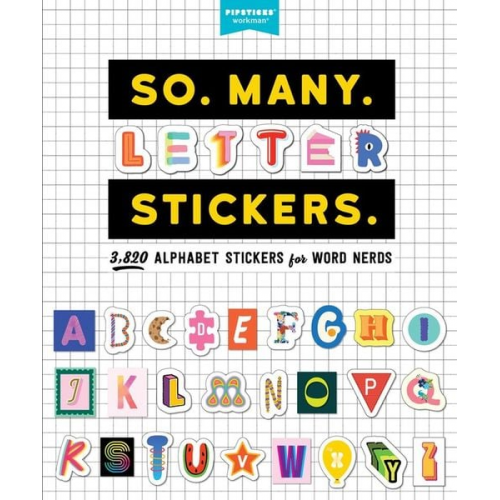 Pipsticks®+Workman® - So. Many. Letter Stickers.