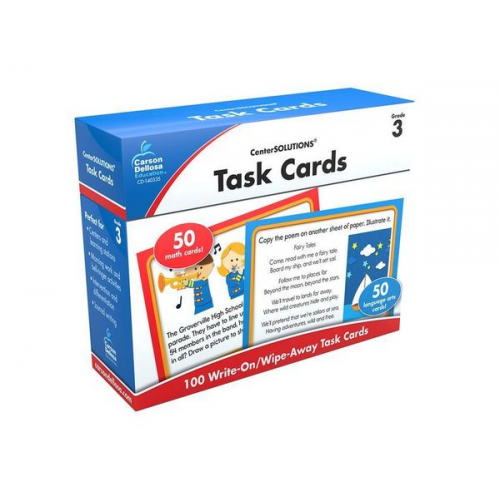 Task Cards Learning Cards, Grade 3