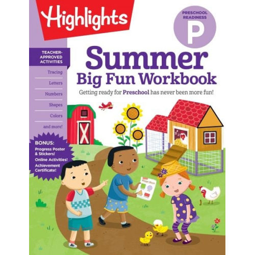 Highlights Learning - Summer Big Fun Workbook Preschool Readiness