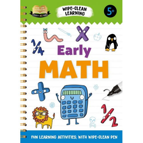 Igloobooks - Help with Homework Early Math: Fun Learning Activities with Wipe-Clean Pen