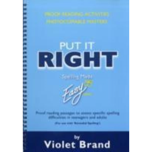 Violet Brand - Put it Right