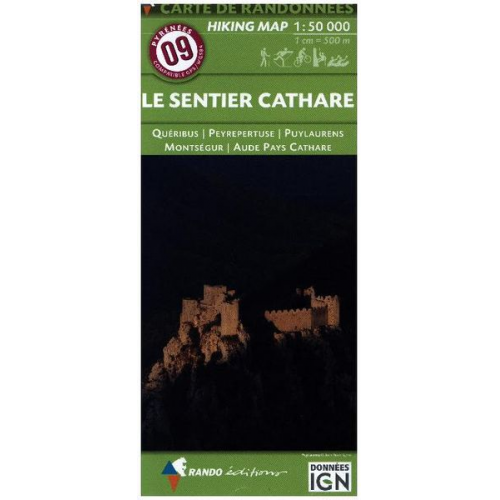 Xxx - Pyrénées Carte 9 Sentier Cathare - Queribus