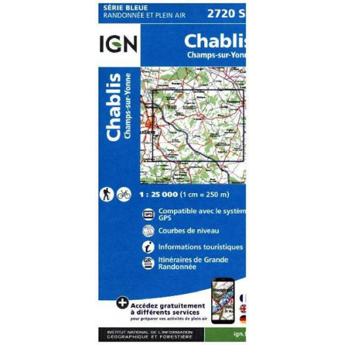 Collectif Ign - Chablis Champs 1 : 25000