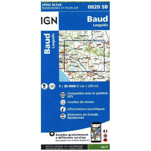 Collectif Ign - Baud Languidic 1 : 25000