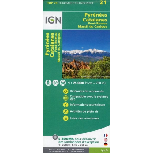 Collectif Ign - Pyrénées Catalanes - Font Romeu - Massif du Canigou