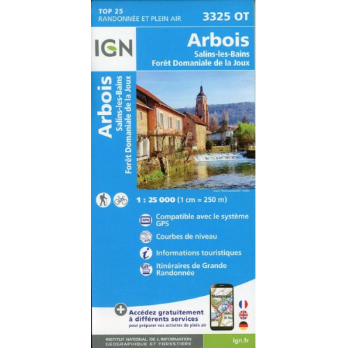Collectif Ign - Arbois.Salins-les-Bains.Forêt Domaniale de la Joux