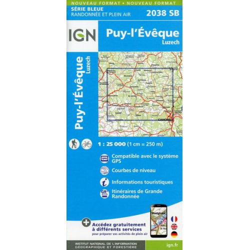 Collectif Ign - Puy-L'Evêque.Luzech 1:25 000