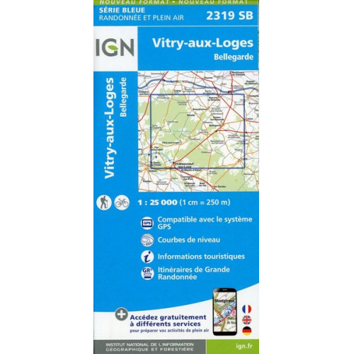 Collectif Ign - Vtry-aux-Loges 1:25 000