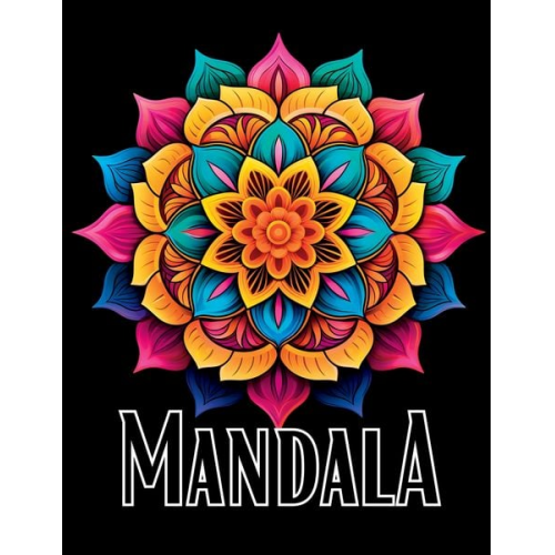 Lucy´s Schwarze Malbücher - Schwarzes Mandala Malbuch
