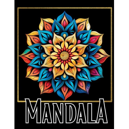 Lucy´s Schwarze Malbücher - Mandala Malbuch „Black“