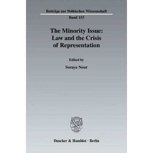 Soraya Nour - The Minority Issue: Law and the Crisis of Representation.