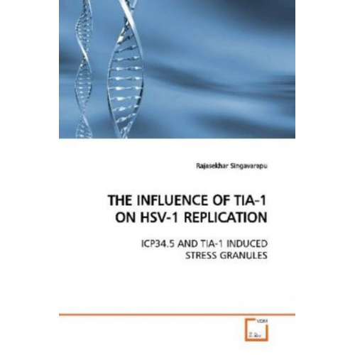 Rajasekhar Singavarapu - Singavarapu, R: The Influence Of Tia-1 On Hsv-1 Replication