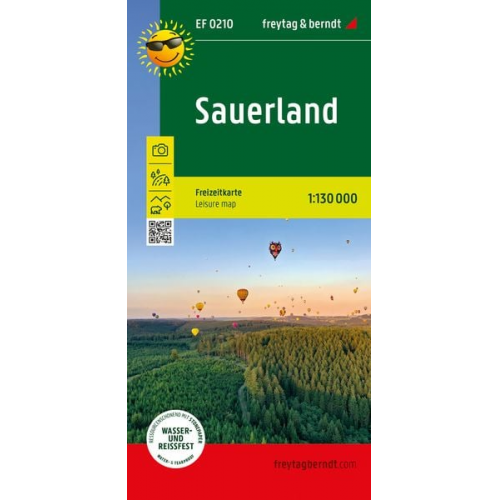 Sauerland, Freizeitkarte 1:130.000, freytag & berndt