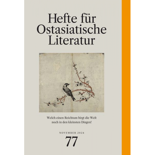 Hefte für ostasiatische Literatur 77