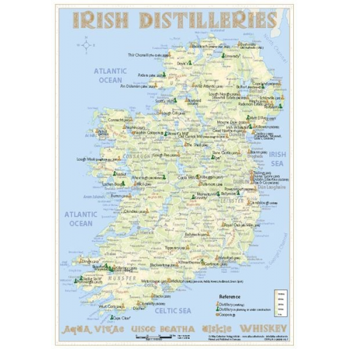 Rüdiger Jörg Hirst - Whiskey Distilleries Ireland - Tasting Map