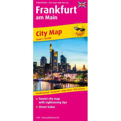 Frankfurt (Main) City Map (engl)