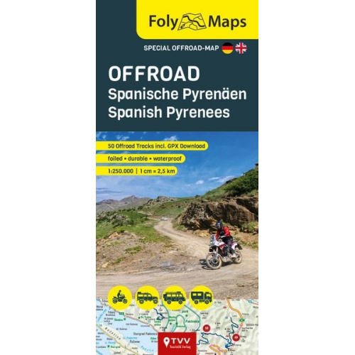 FolyMaps OFFROAD Spanische Pyrenäen 1:250 000